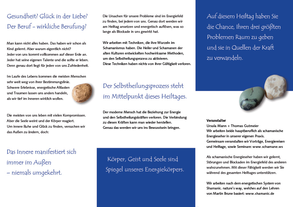 Energetischer Heiltag am 16. Oktober in Wien