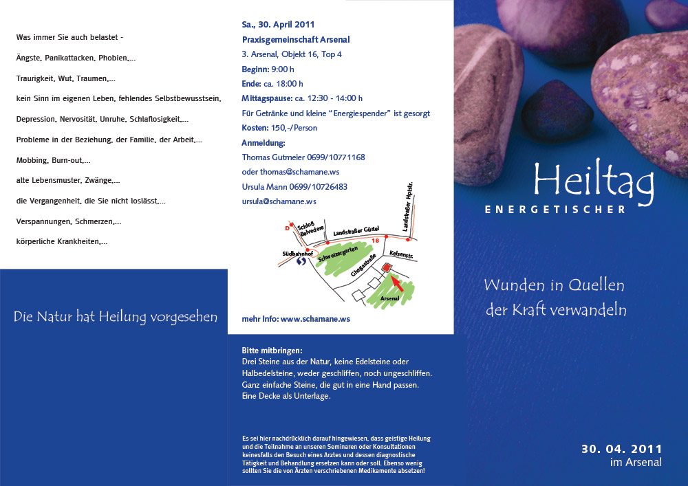 Energetischer Heiltag 16. Oktober 2010 in Wien